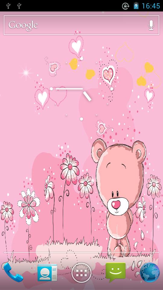 Cute Teddy Bear Live Wallpaper