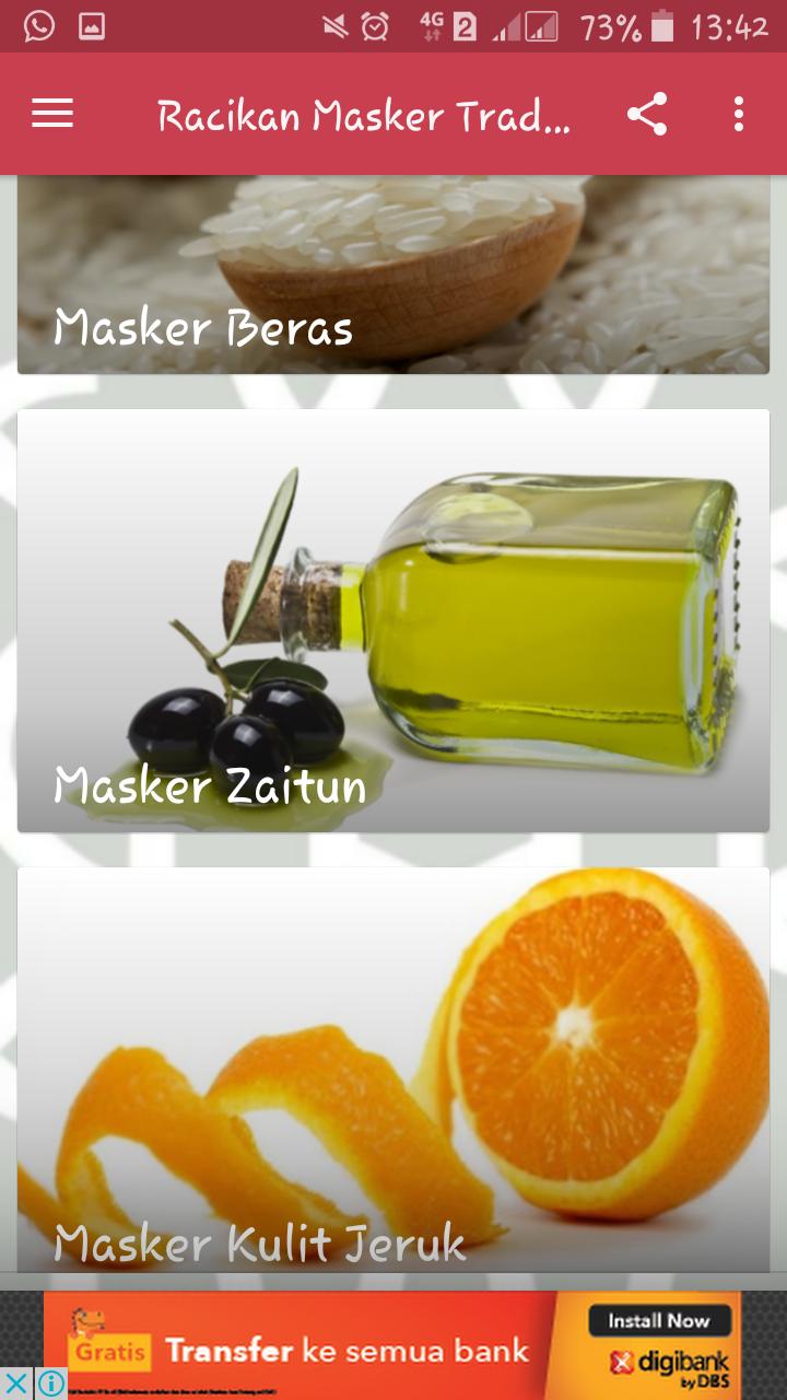 Racikan Masker Tradisional