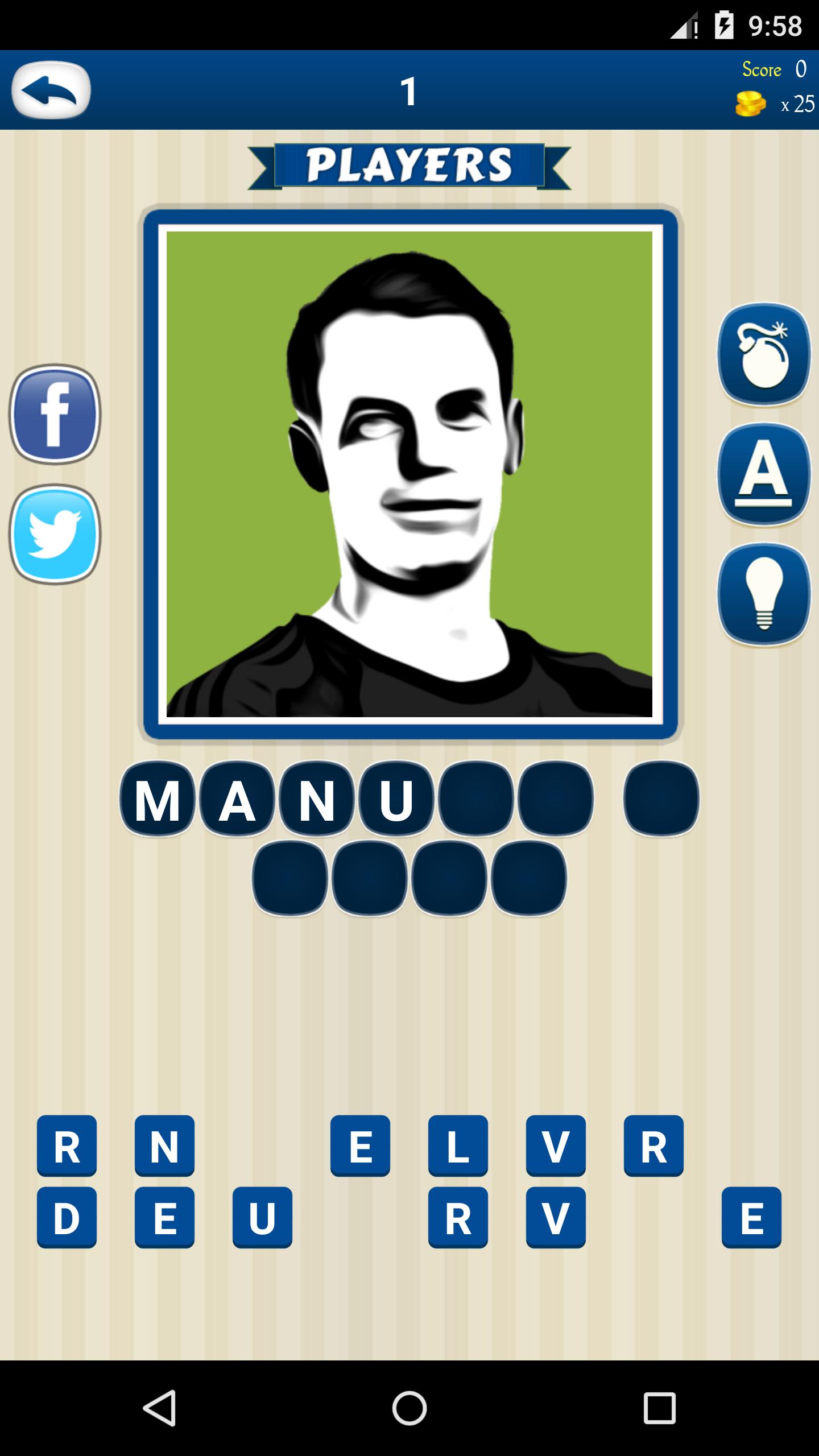 Guess the Footballer Trivia