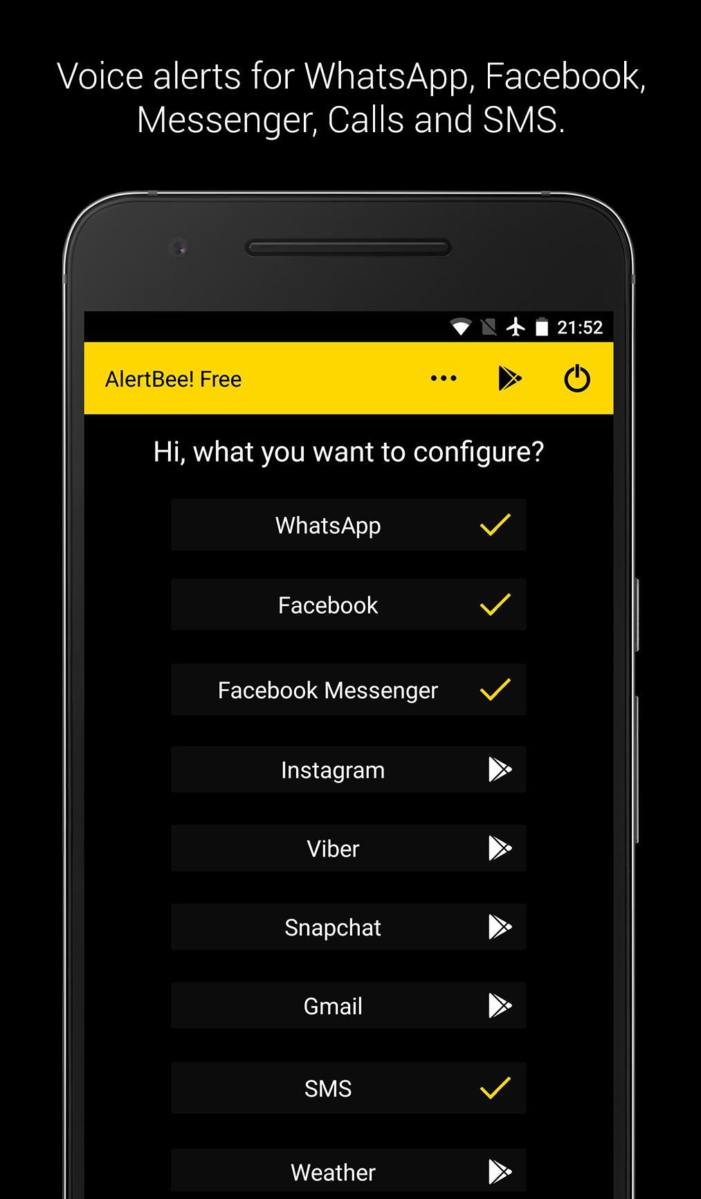 AlertBee Free - Voice Notifica