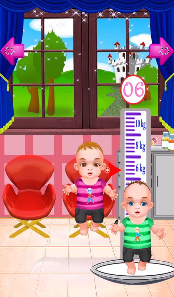 Birth twins girls games