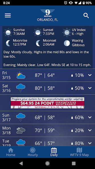 WFTV Channel 9 Weather