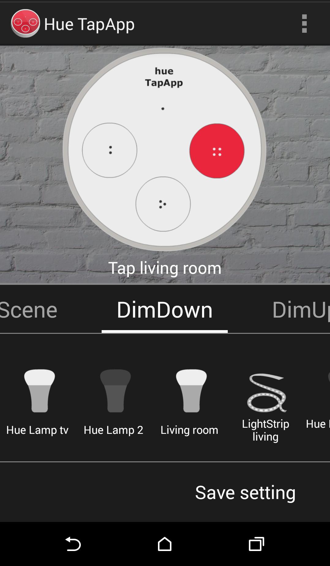 Hue TapApp