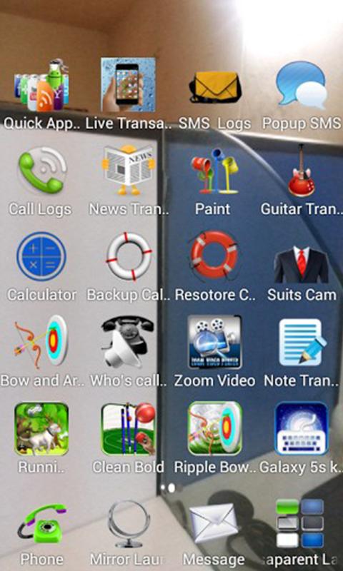 Transparent Screen App