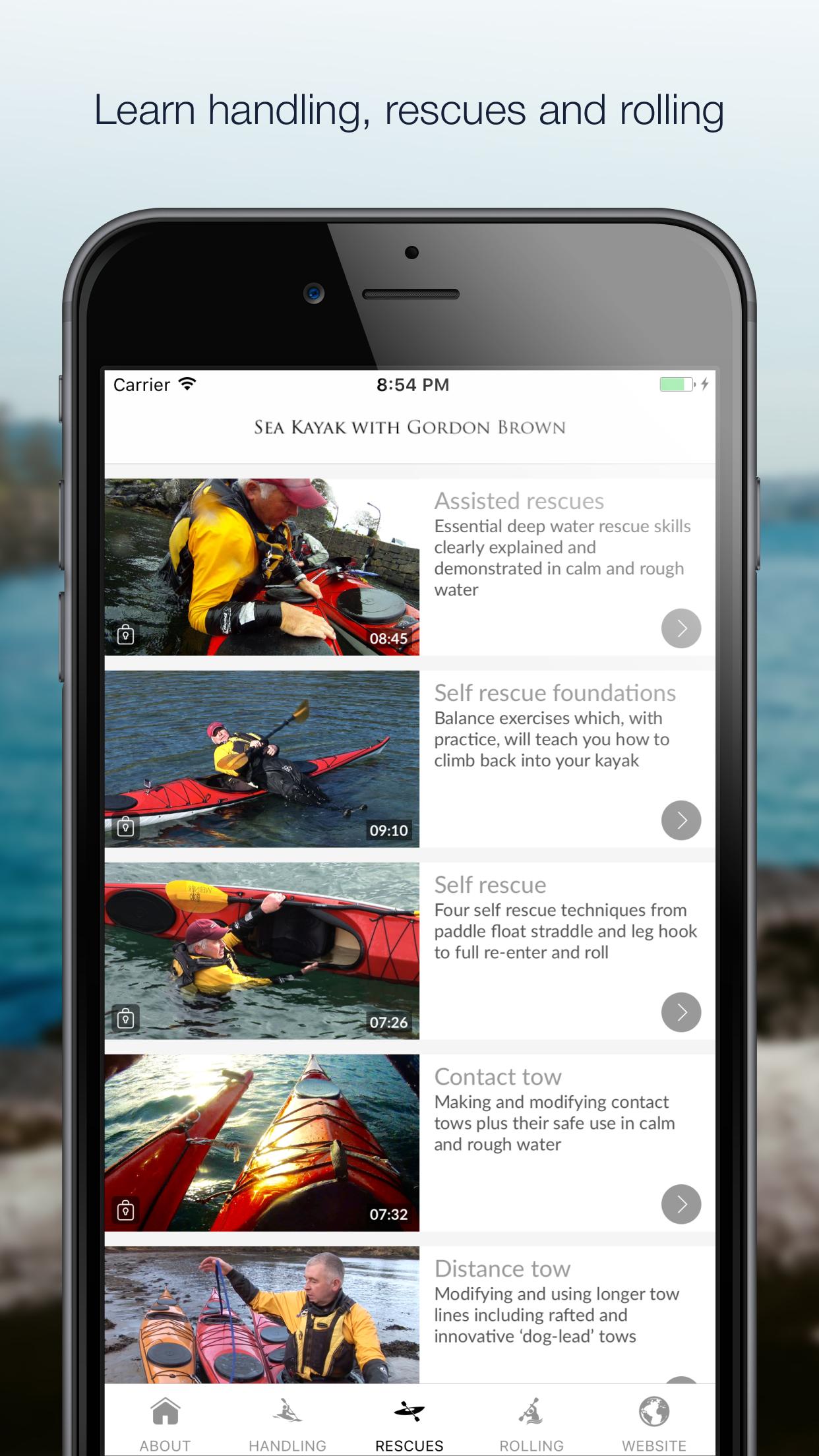 Sea Kayak with Gordon Brown