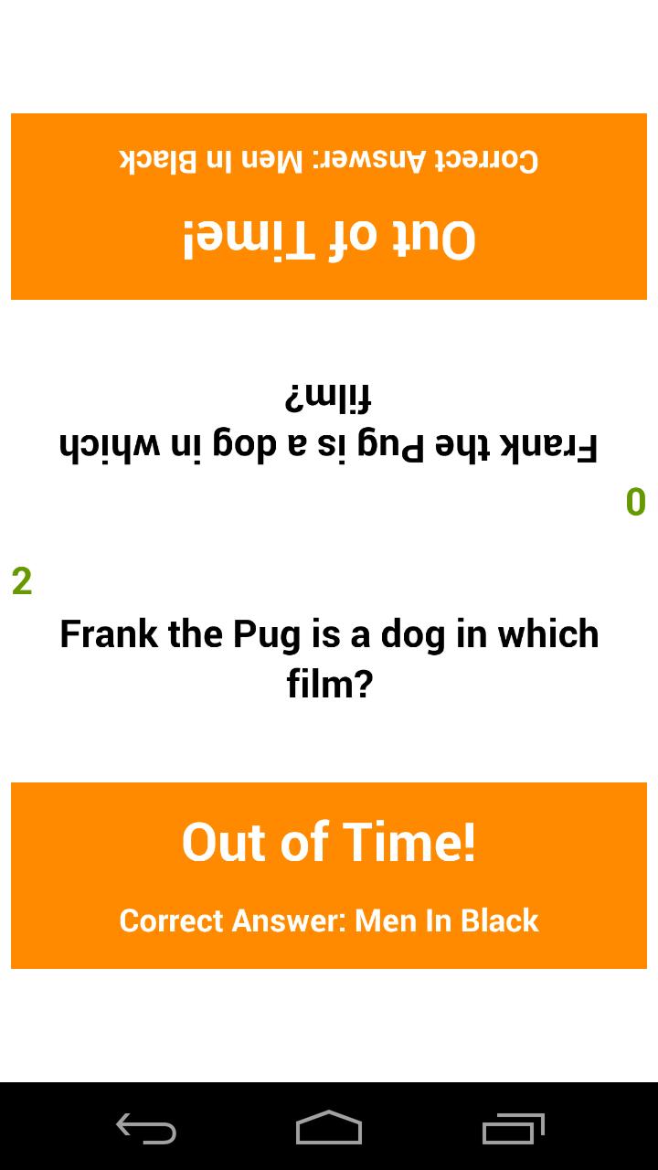 2 Player Quiz: Movies & TV