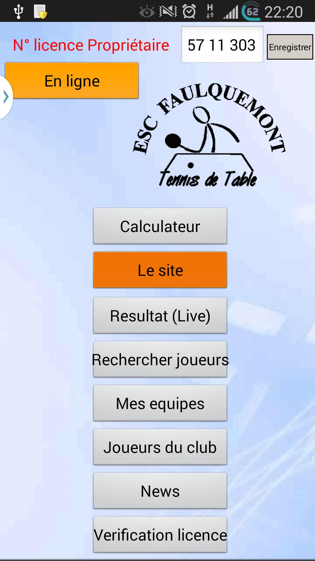 ESCF Tennis de table