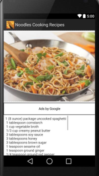 Noodles Recipes