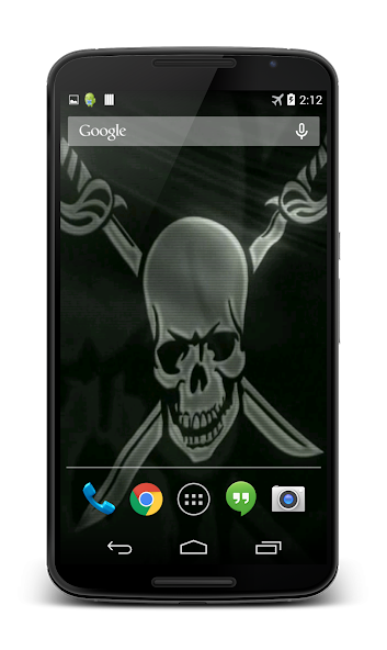 The Pirate Flag Live Wallpaper
