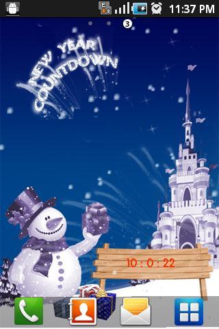 New Year Sky Live Wallpaper