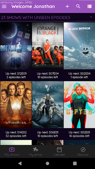 Anime, Series, Movies Tracker