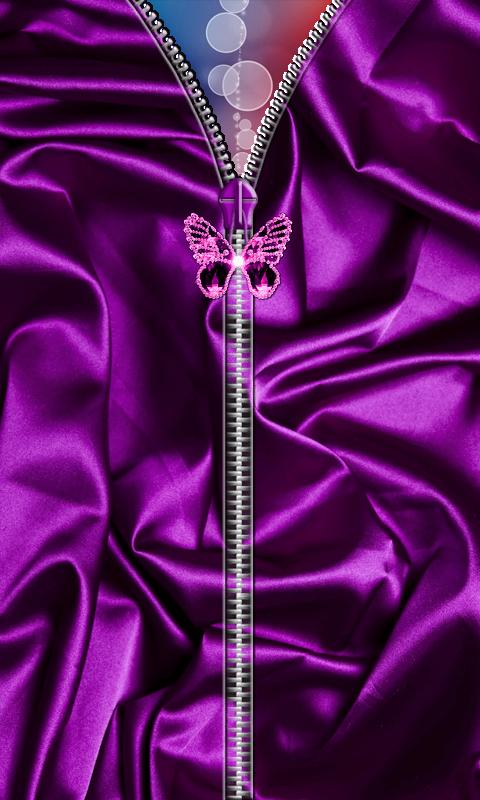 Butterfly Silk Zipper Lock