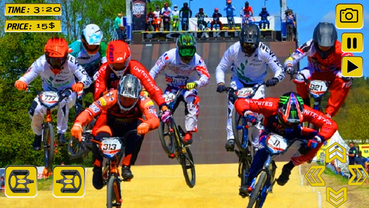 BMX Bicycle Rider Race Cycle