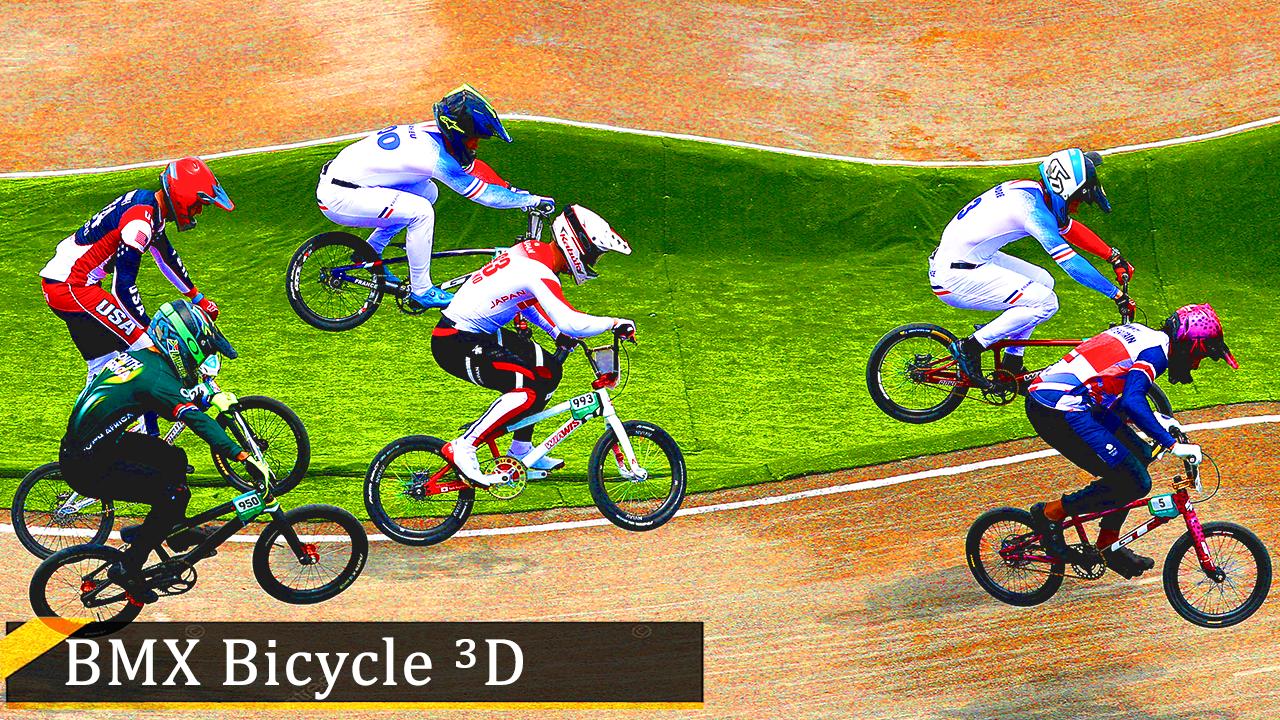 BMX Bicycle Rider Race Cycle