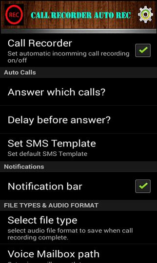 Call Recoder - Auto REC