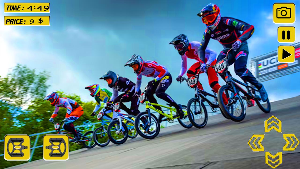 BMX Bicycle Rider Race Cycle