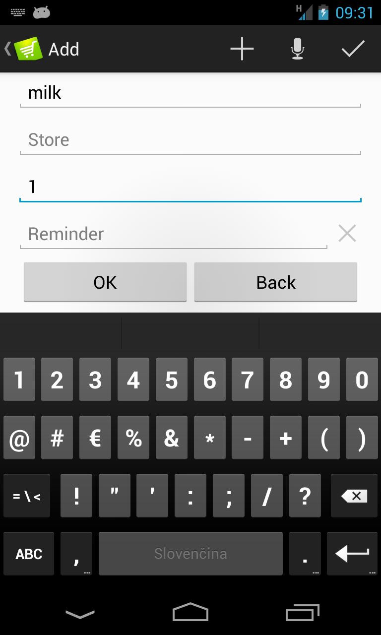I Love To Shop - Shopping List