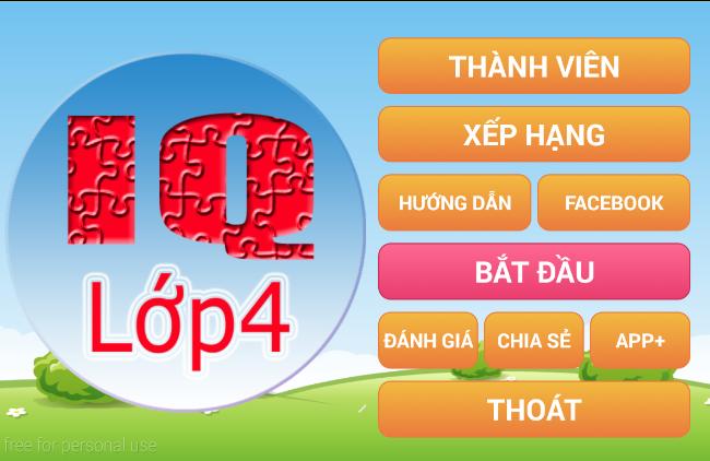 IQ cho tre tieu hoc lop 4