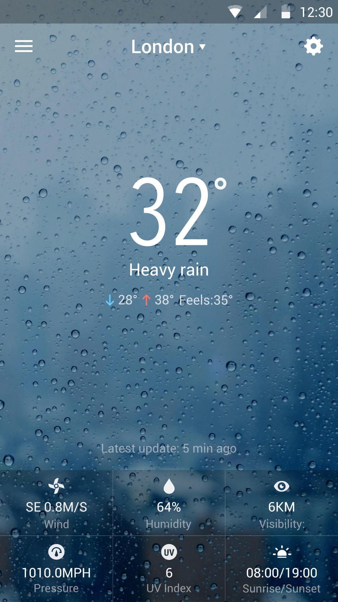 World Weather & Clock Widget