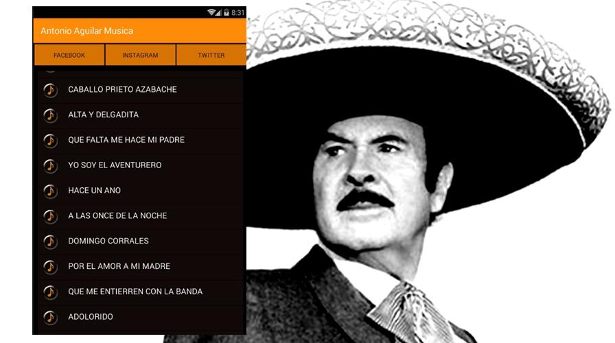 Antonio Aguilar - Letras de Musicas
