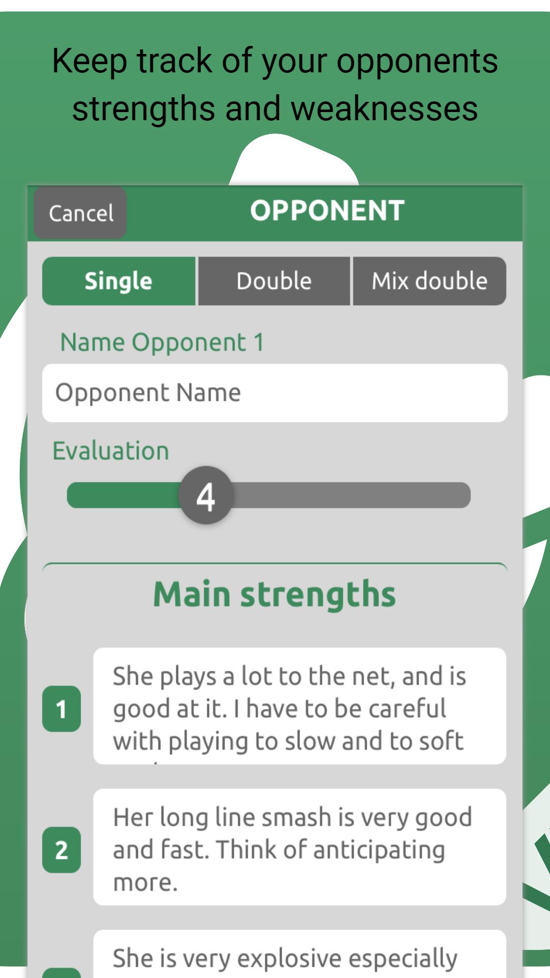 Virtual Badminton Coach