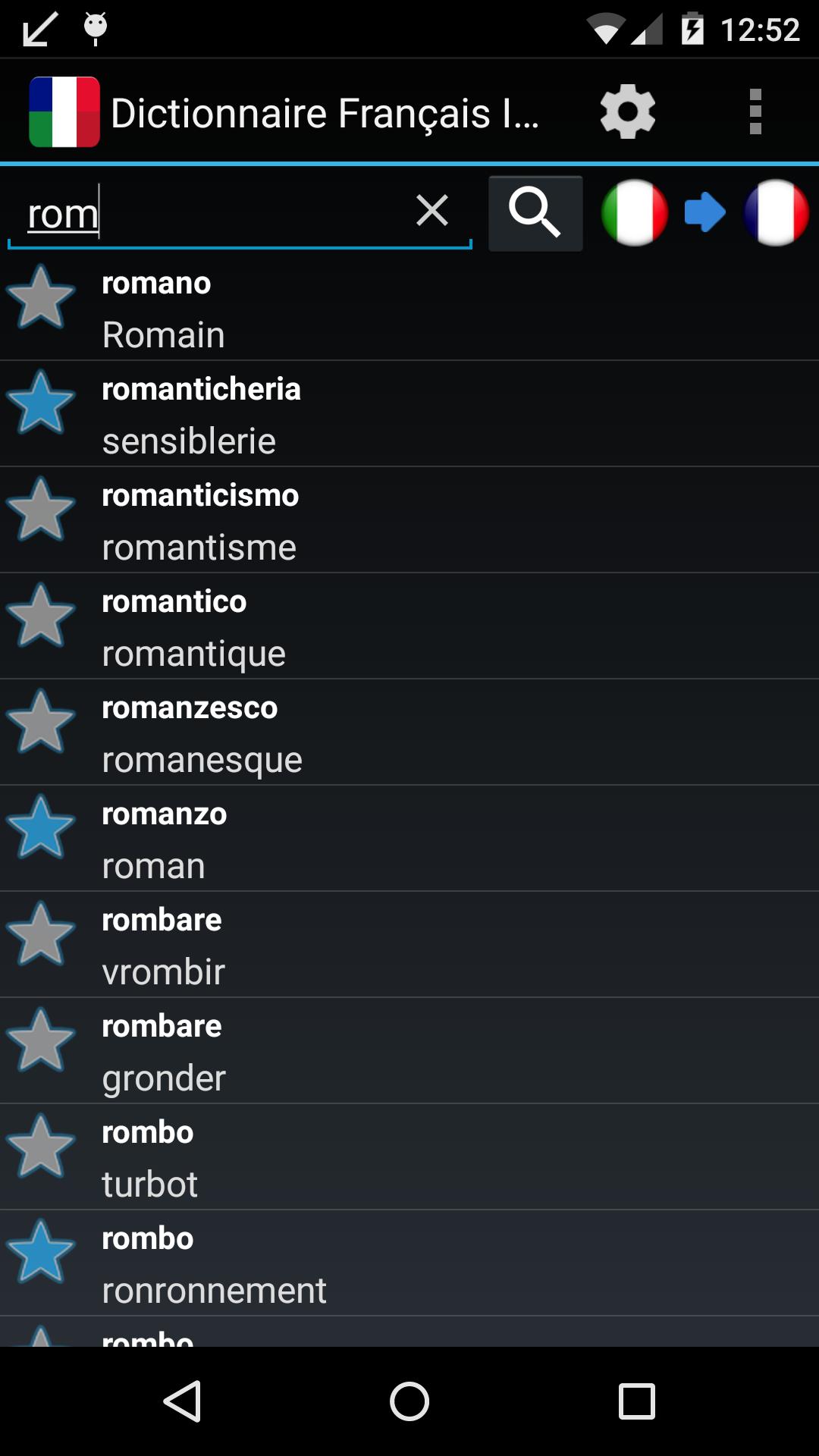 Offline French-Italian diction