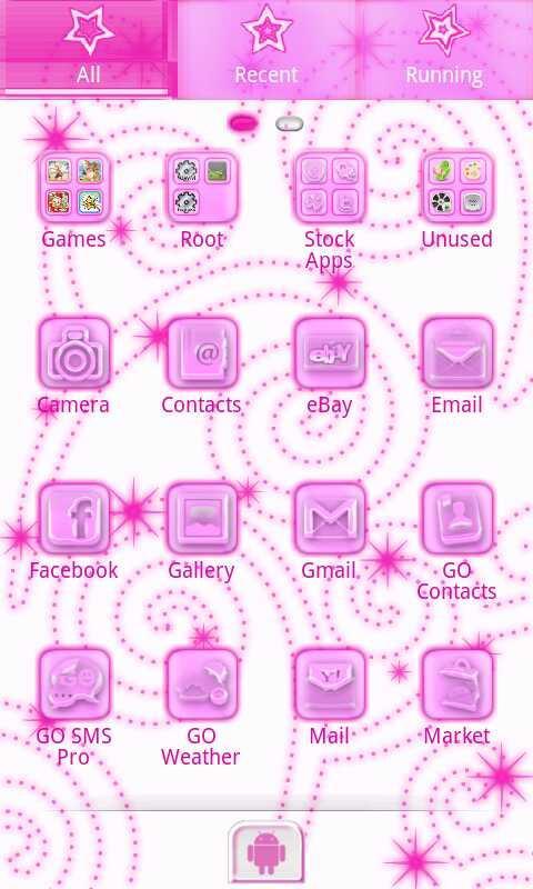 Pink Chill Go Launcher Ex