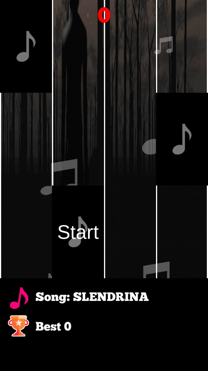 Slendrina Piano Tiles Game