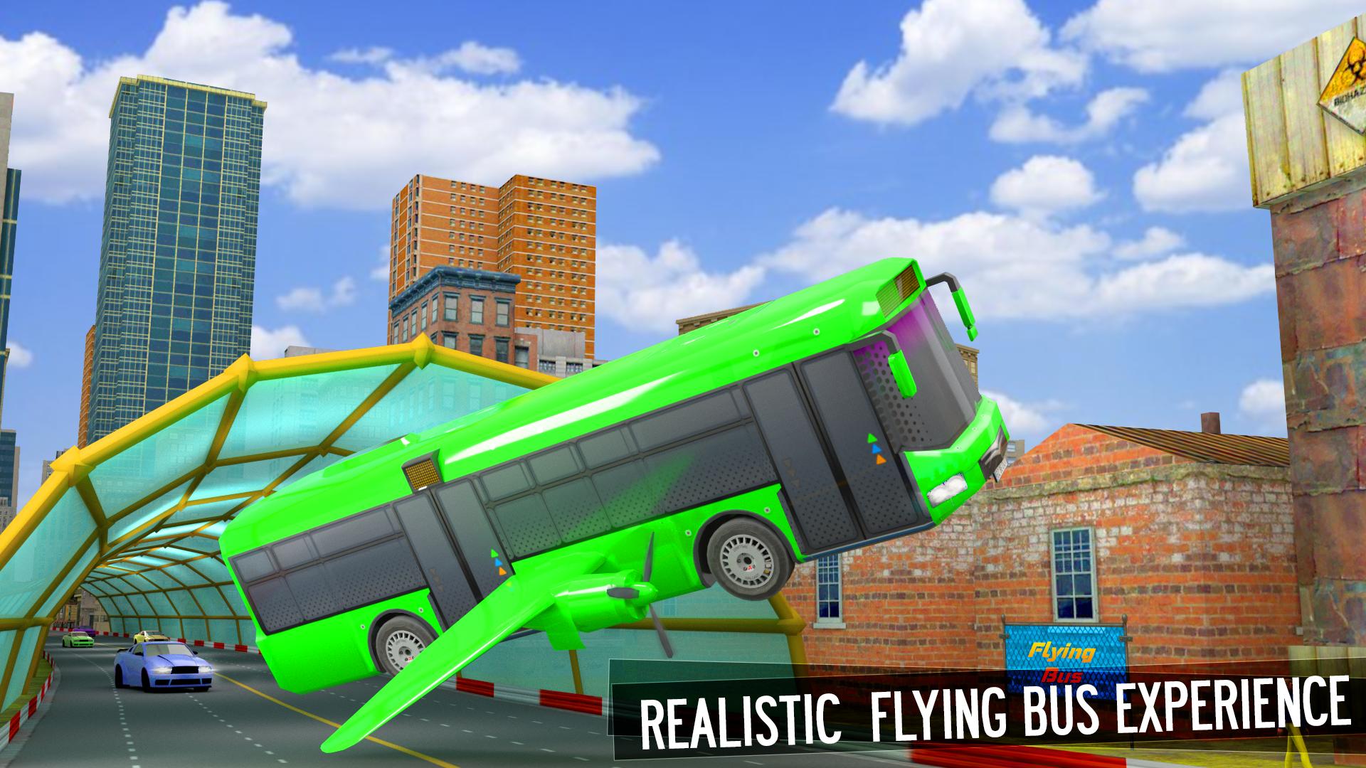 Ultimate Futuristic flying bus