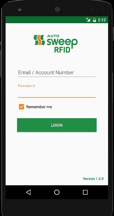 AutoSweep RFID Balance Inquiry