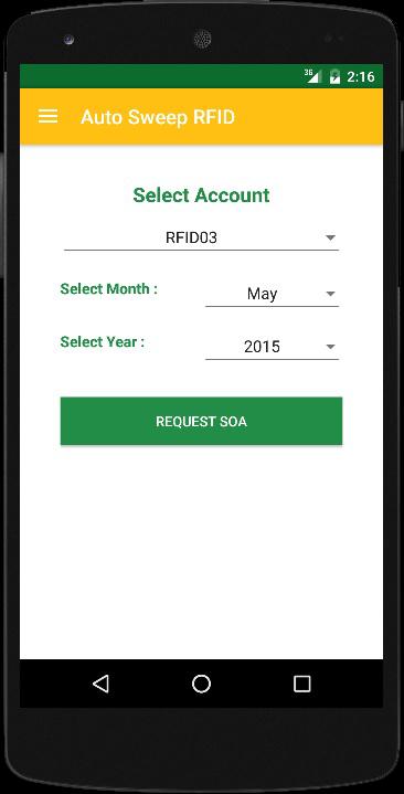 AutoSweep RFID Balance Inquiry