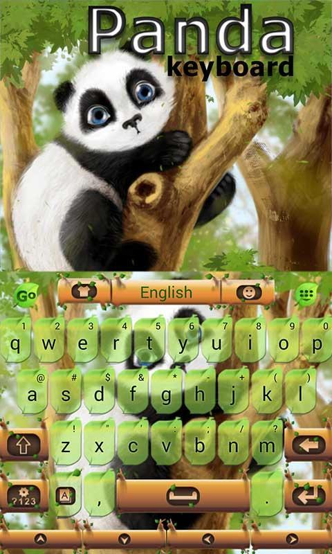 Panda GO Keyboard Theme