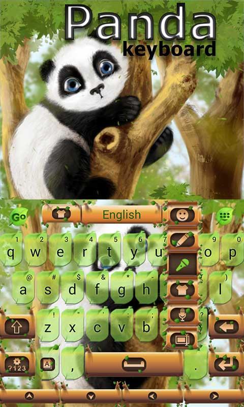 Panda GO Keyboard Theme