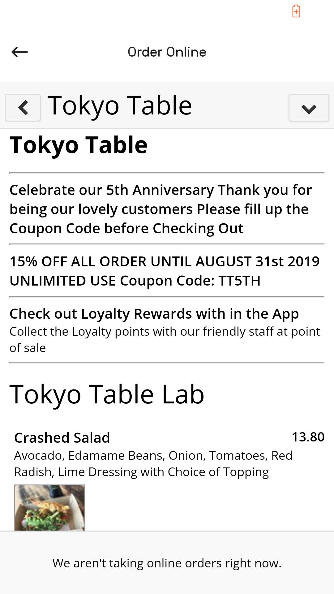 Tokyo Table
