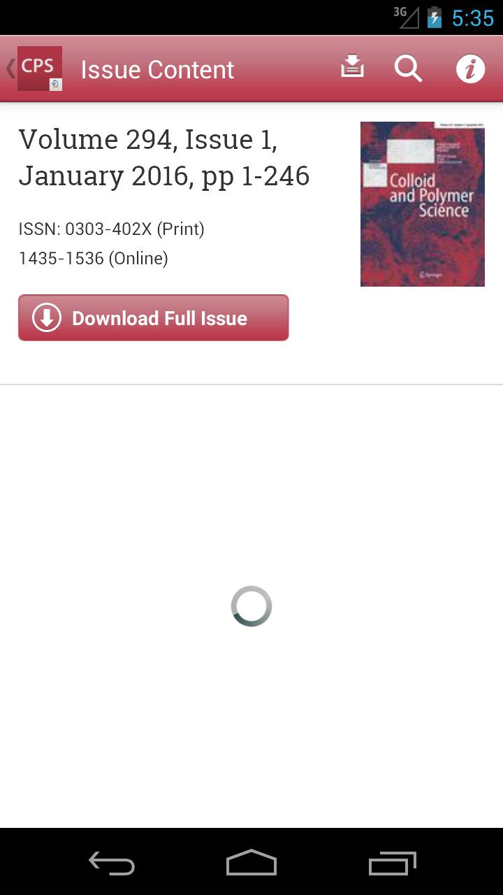 Colloid and Polymer Science