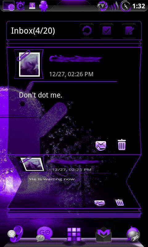 GOWidget Theme DeepPurple-Free