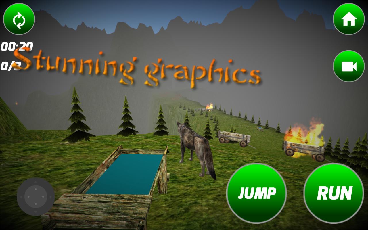 Big Forest Wolf Simulator