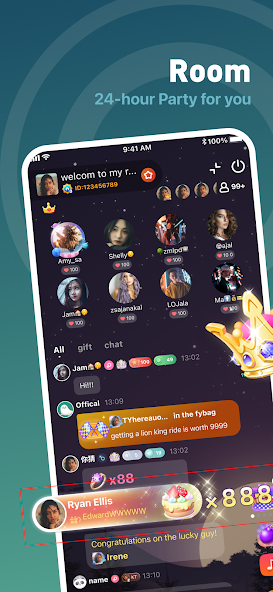 GalaStar - Voice Room & Game