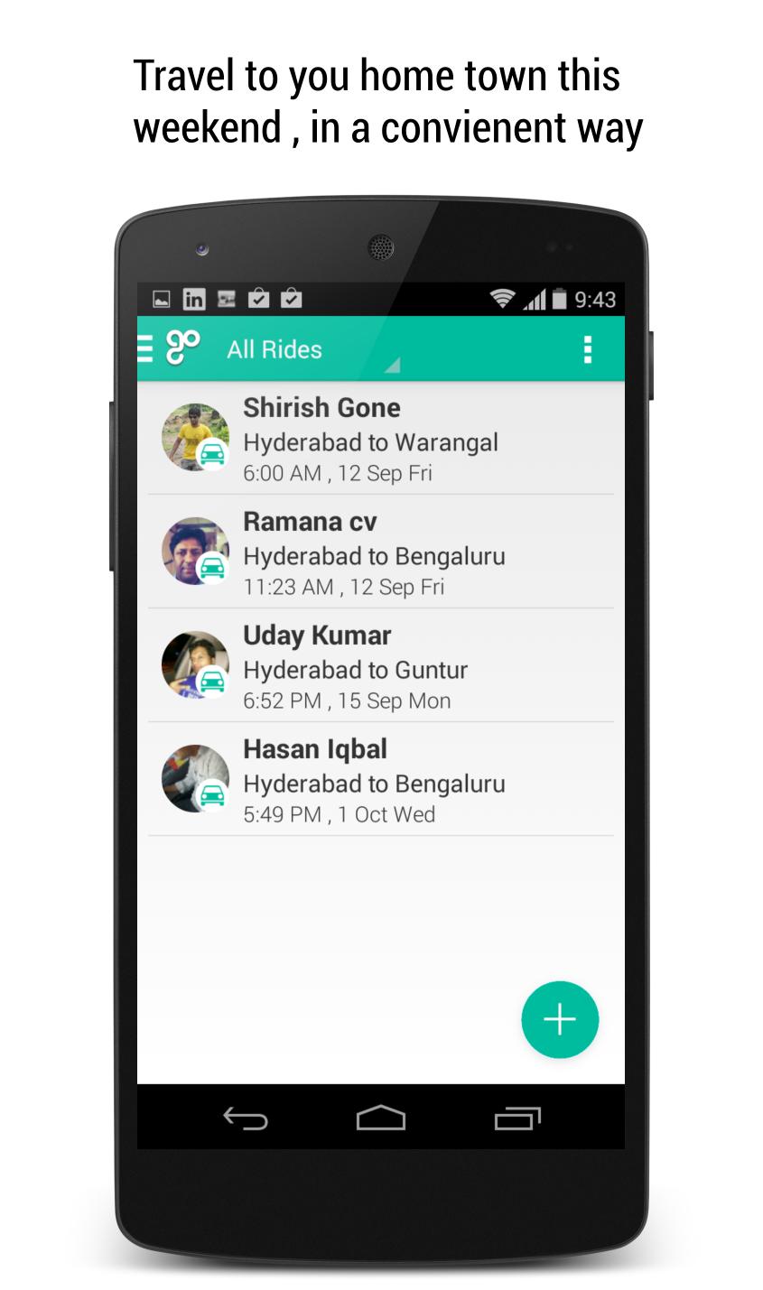 gotogether - ride sharing
