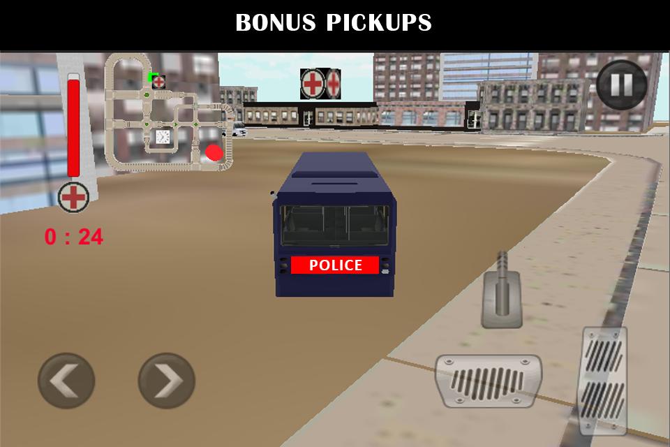 Police Bus City Driver