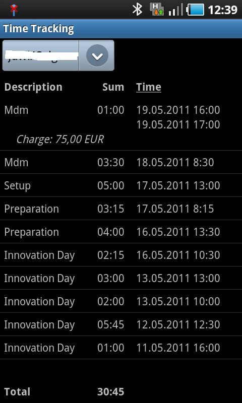 Time Tracking by Inovox