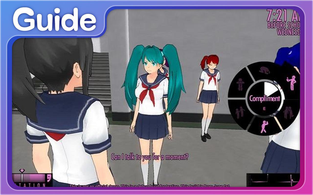 Guide: Yandere Anime Simulator Senpai School