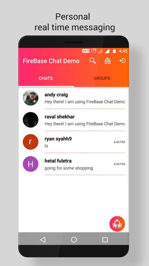 Firebase Chat Demo
