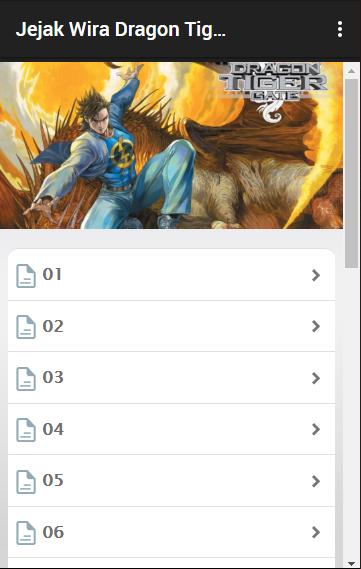 Komik Jejak Wira Dragon Tiger Gate
