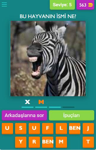 Soru Cevap Kelime Oyunu