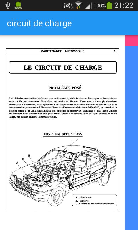 circuit de charge mecanique