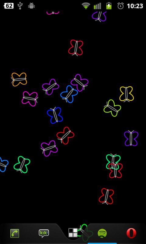 Neon Flies Live Wallpaper