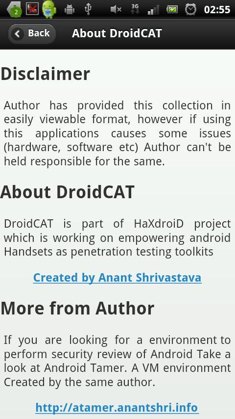 Droidcat - beta