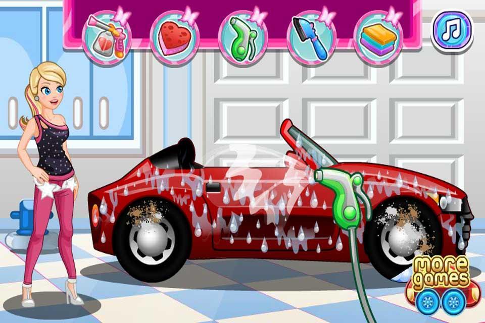 Girl Car Wash  Design