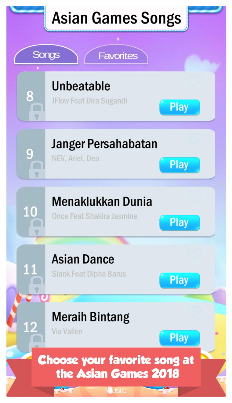 Asian Games Songs Piano